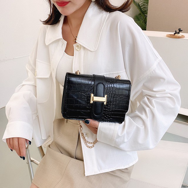 Túi Xách Đeo Vai Vân Đá Thời Trang Cao Cấp Sang Trọng