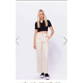 Quần jeans suông Hidden xuất dư