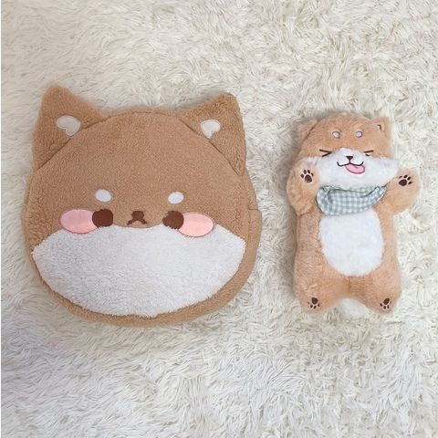 Ba Lô Bông Hình Chú Chó Shiba Inu Phong Cách Lolita Nhật Bản Đáng Yêu Kích Thước 46.6cm 40 X 35