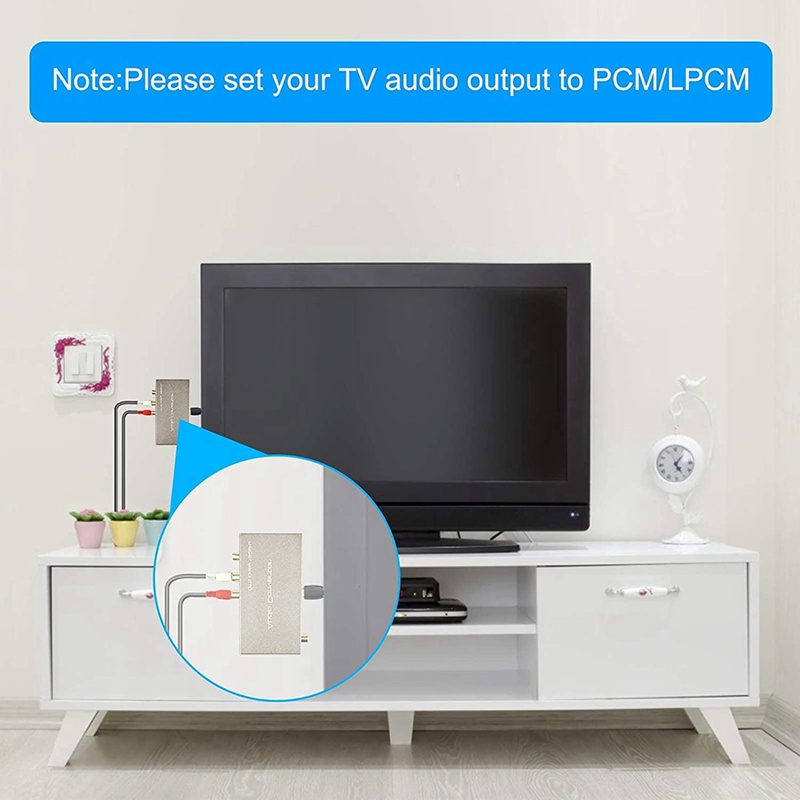 Bộ Chuyển Đổi Âm Thanh Đa Chức Năng 192KHz ARC Toslink Optical SPDIF Coaxial Sang 3.5 mm AUX