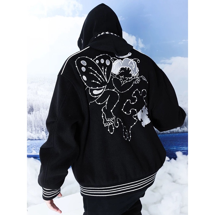 HHStreetwear Áo Varsity Angel YADcrew