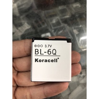 Pin koracell nokia 6700/6700c bl6q chất lượng cao bl-6q pin nhập mới dung lượng pin 860 mah bl 6q
