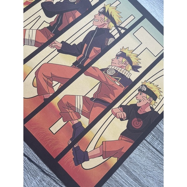 Poster Naruto B006 50.5*35cm Giấy Dán Tường Hình Nhân Vật Anime
