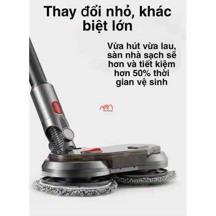 Đầu Hút Bụi Kiêm Lau Nhà Dyson V7 V8 V10 V11