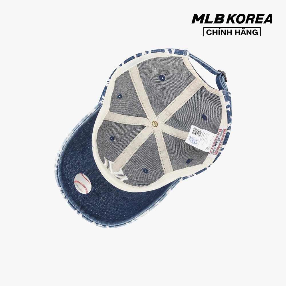 MLB - Nón bóng chày họa tiết monogram hiện đại 3ACPDA01N-50BLS