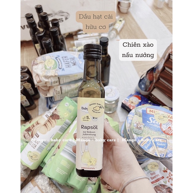 Dầu hạt cải hữu cơ cho bé- hàng đi air