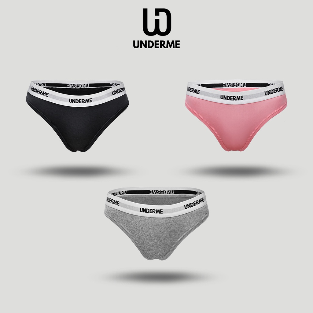 COMBO 3 quần lót nữ Thể thao UNDERME dáng lọt khe THONG CƠ BẢN - UDM008