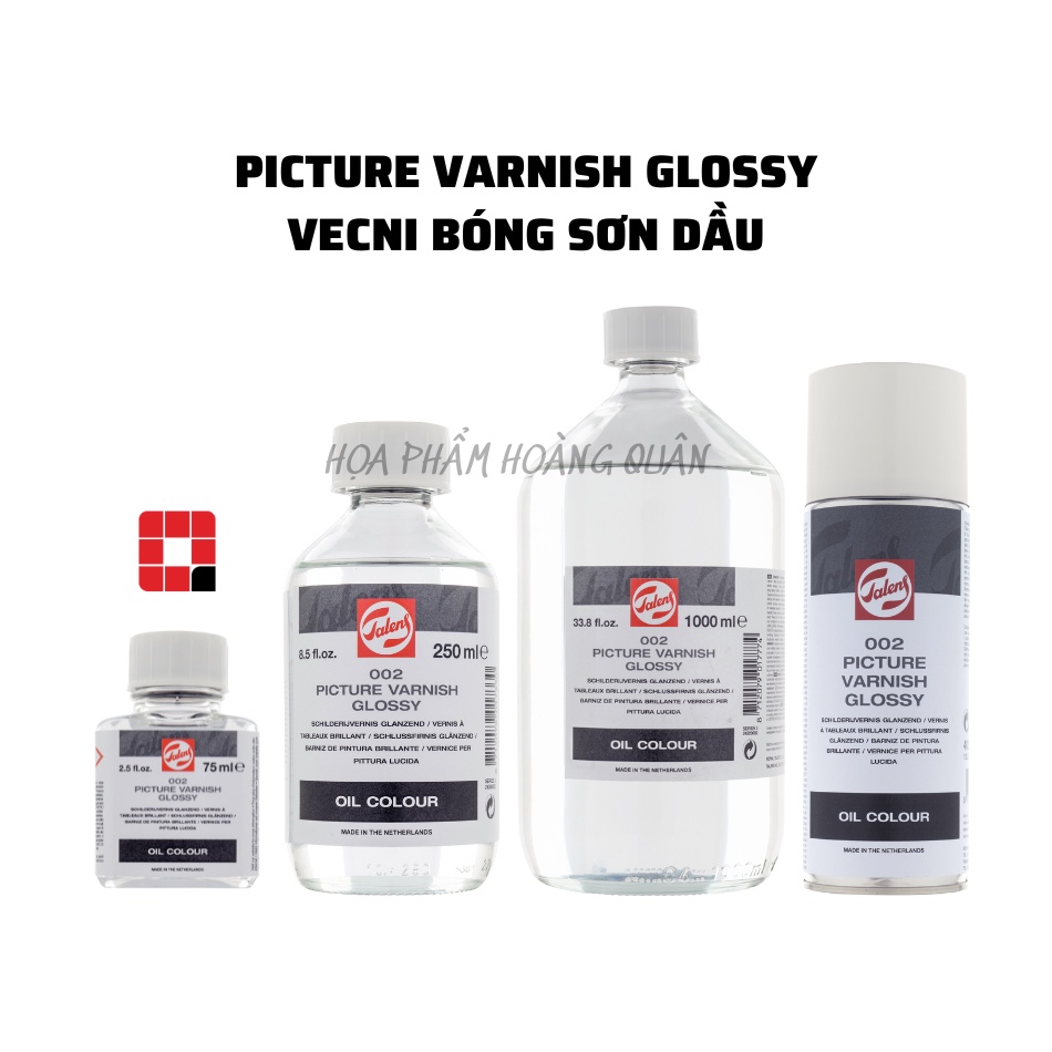 Vecni phủ bóng bảo quản tranh sơn dầu - Picture Varnish Glossy - 002