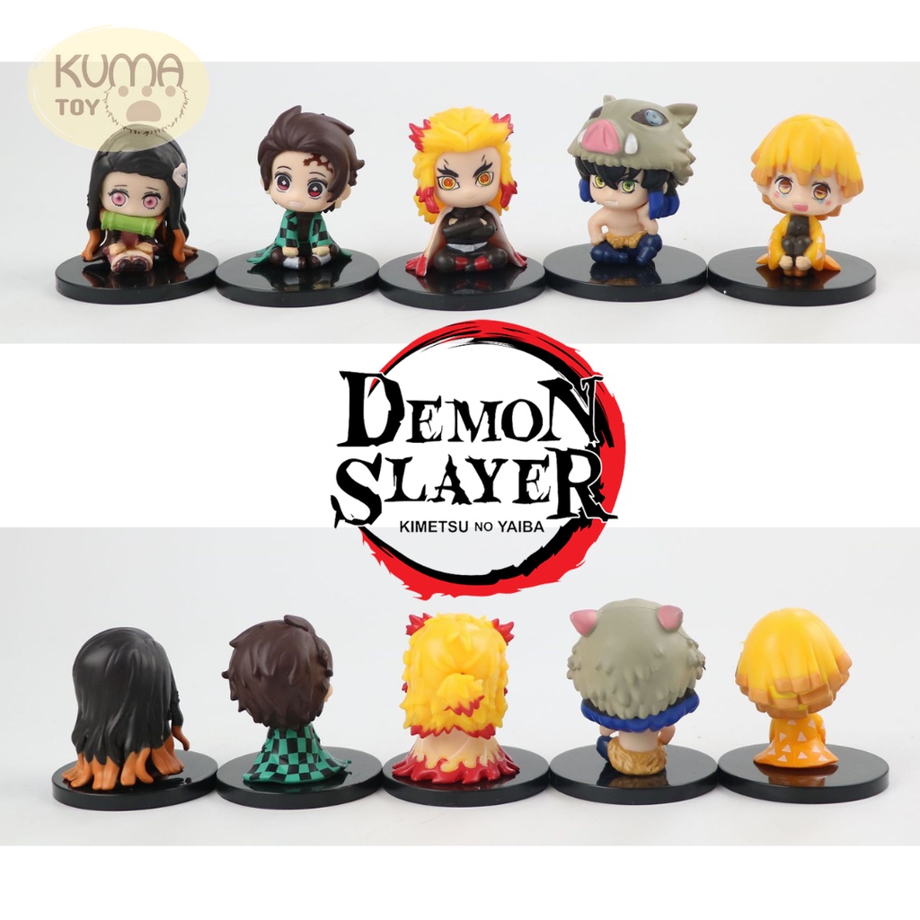 Mô hình Chibi anime Kimetsu no Yaiba: Tanjiro, Nezuko, Zenitsu -THANH KIẾM DIỆT QUỶ