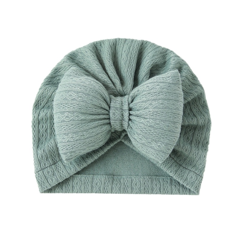 Mũ Turban Vải Cotton Co Giãn Thời Trang Mùa Xuân Cho Bé