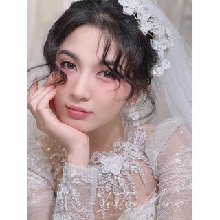 Set bờm xà cừ kèm khuyên