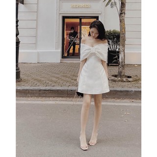 Đầm trắng chữ A bigsize thiết kế cao cấp (thời trang bigsize vicky.g anitagreen) - G1122