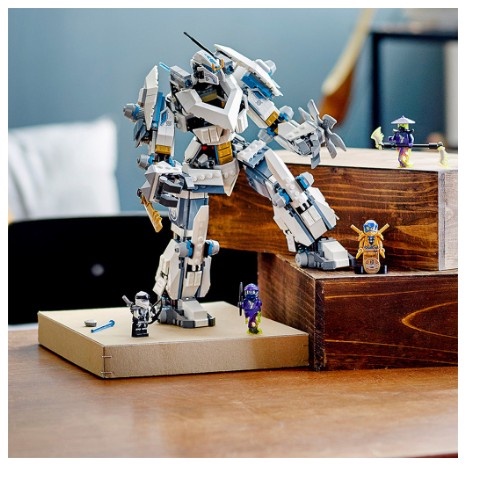 Lego 76077 - Leji 99901 Xếp Hình Robot TiTan Băng Của Ninjago Zane's 792 pcs