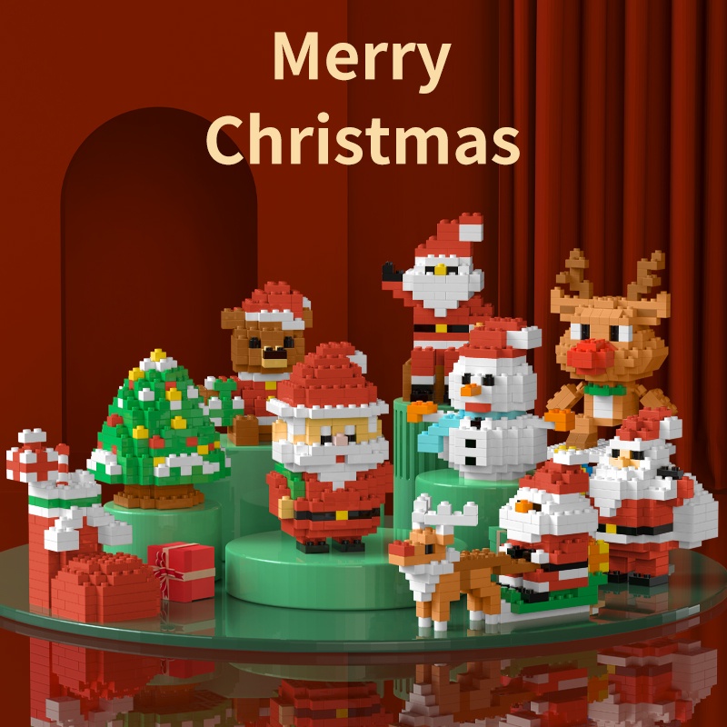 Cây Thông Noel / Người Tuyết / Ông Già Noel Để Bàn Trang Trí Cho Bé Gái