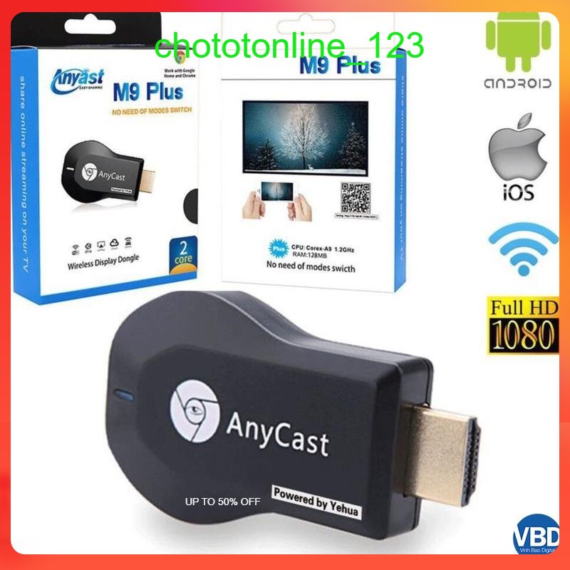 Hdmi Ko Dây M4, M2 Plus,M9 Plus Điện Thoại Lên Tivi