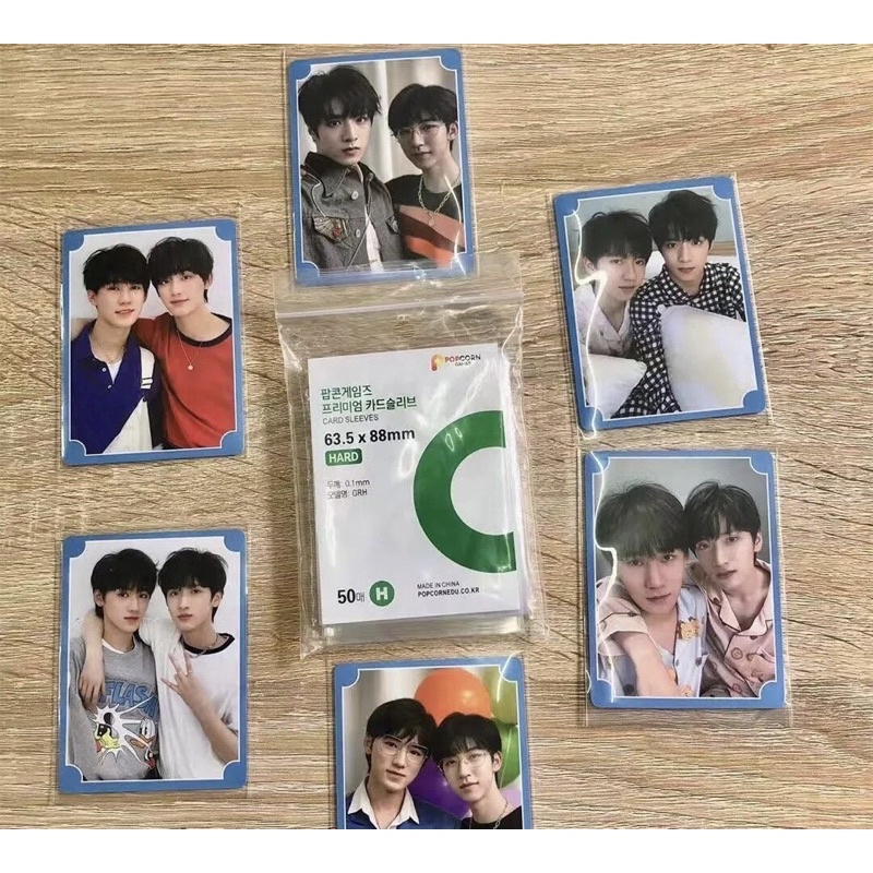 Set 50 sleeve bọc card bo góc siêu dày