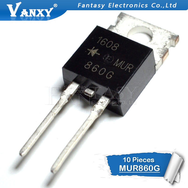 Bộ 10 Linh Kiện Điện Tử MUR860 MUR1560G RHRP1560 RHRP8120 RHRP15120 RHRP3060 RHRP860 RHRP30120 MUR1520 MUR820G MUR820 MUR820 MUR860G MUR1560 MUR840