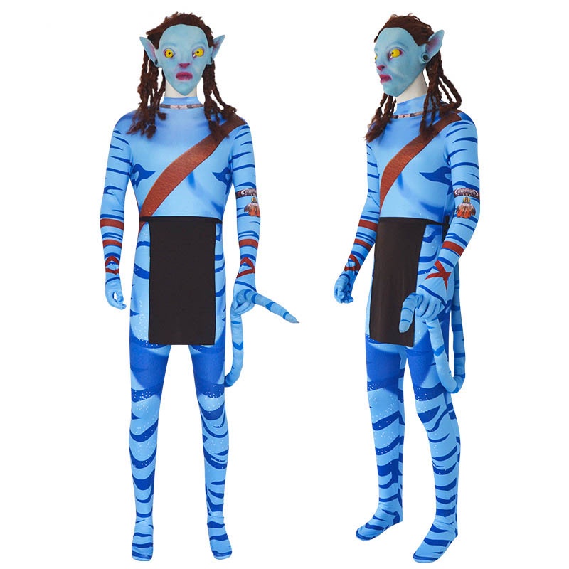 Bộ Áo Liền Quần Hóa Trang Nhân Vật Jake Sully Neytiri Trong Phim Avatar 2 Cho Nam Và Nữ