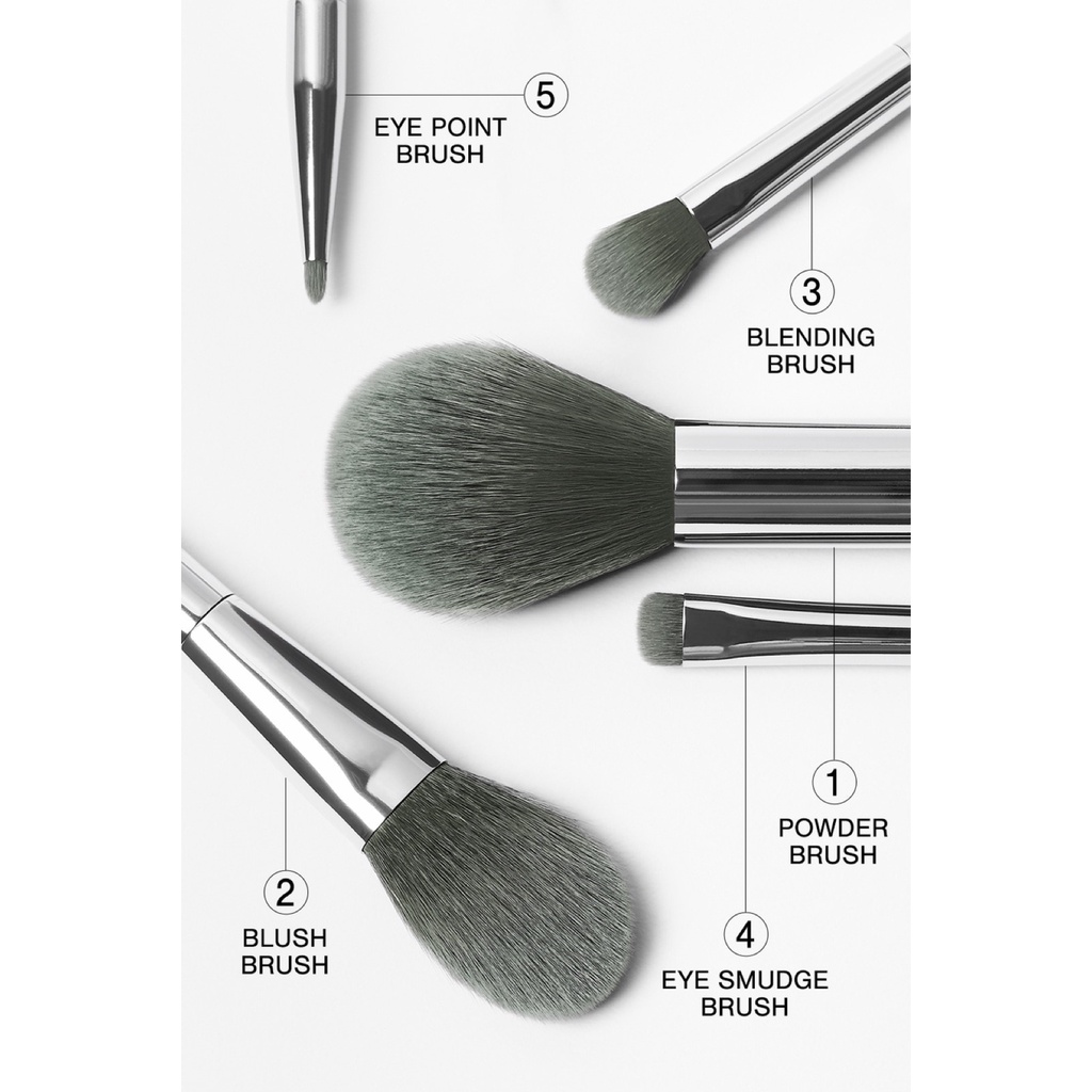 Bộ Cọ 3ce Essential Brush Kit  + Túi Đen