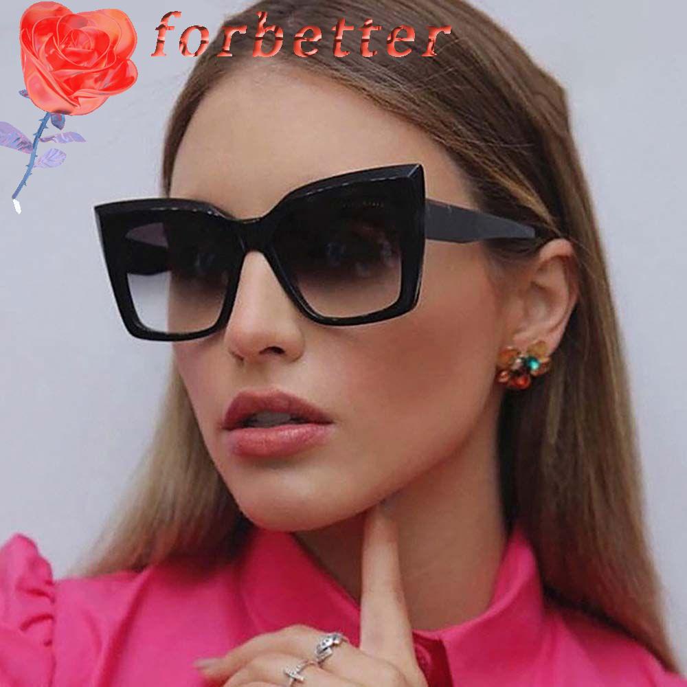 Kính Mát Mắt Mèo Chống Tia UV Họa Tiết Da Báo Oversize Phong Cách Hàn Quốc