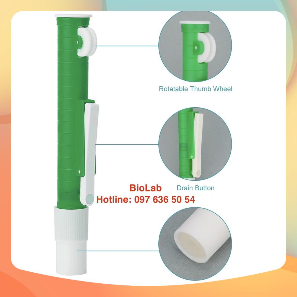 Bơm Trợ pipet 2ml, 10ml, 25ml-Pipette pump, hãng Fcombio Biolab shop