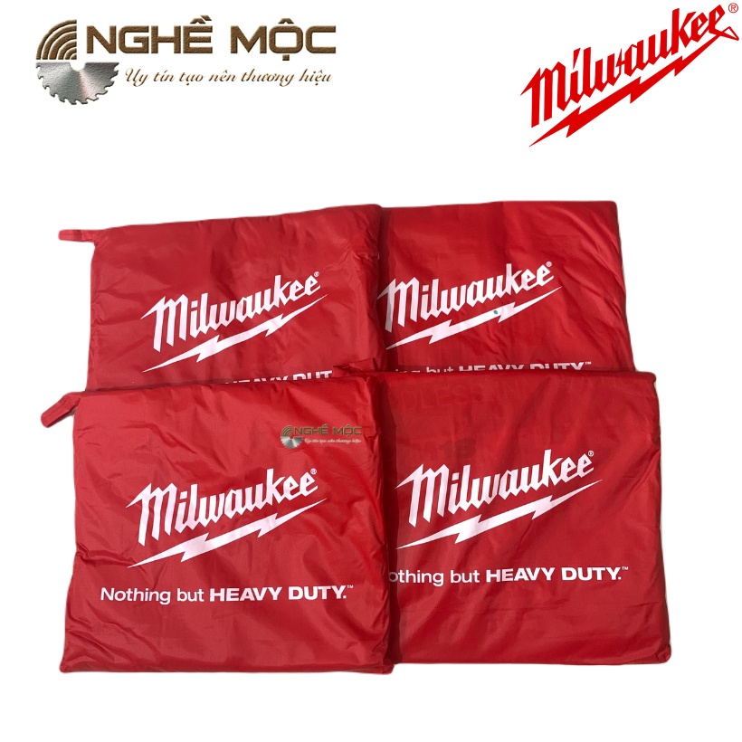 Áo mưa cánh dơi MILWAUKEE chính hãng (ô, mũ bảo hiểm, áo polo, áo mưa)