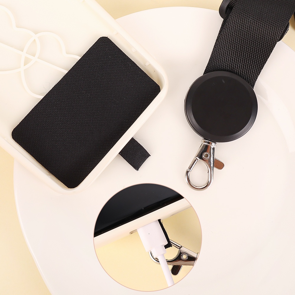 Dây Đeo Điện Thoại Bằng Nilon Kèm Vòng Đệm Kim Loại Chống Thất Lạc Nhiều Màu Tùy Chỉnh Tiện Dụng