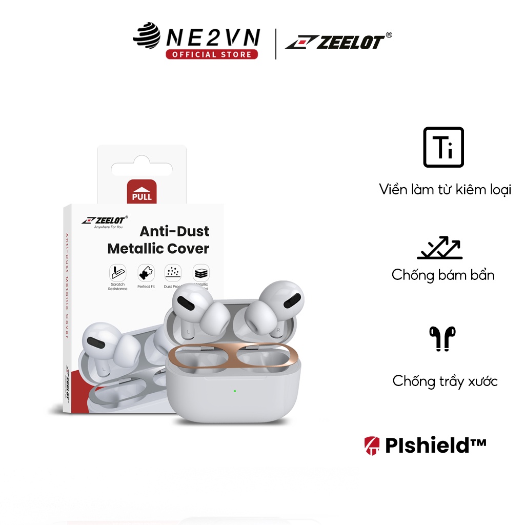 Miếng dán chống bụi cho AIRPODS PRO 1/2 (2022) ZEELOT
