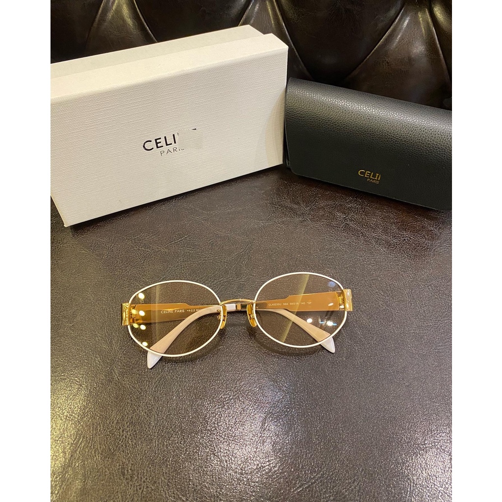 Kính mắt vintage CE oval tặng kèm fullbox