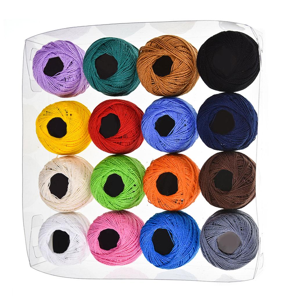 Set 1 / 2 / 3 Cuộn Chỉ Thêu Nhiều Màu Sắc