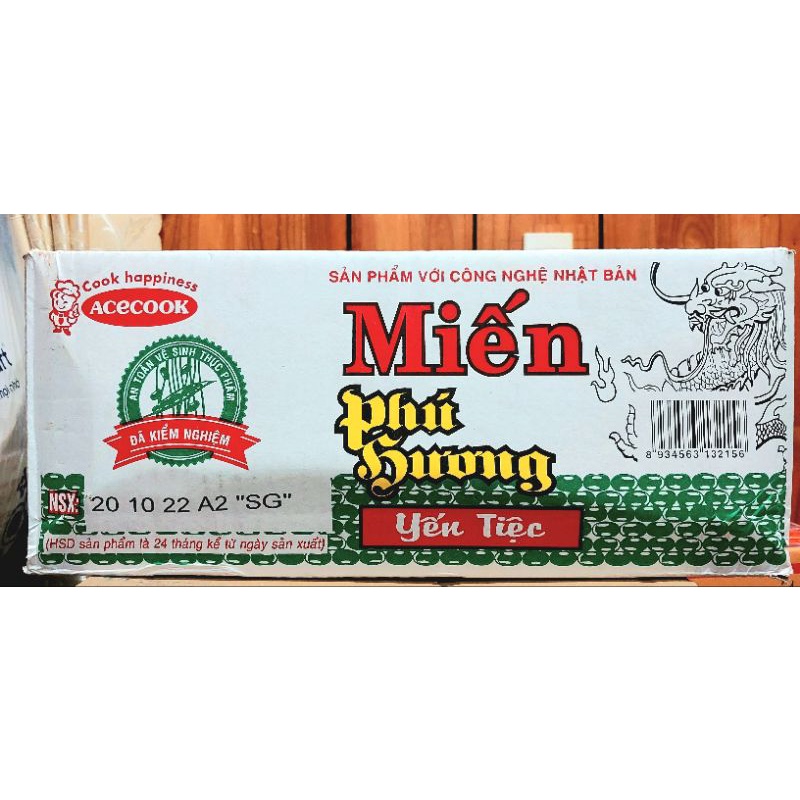 Miến đậu xanh yến tiệc Phú Hương gói 210g