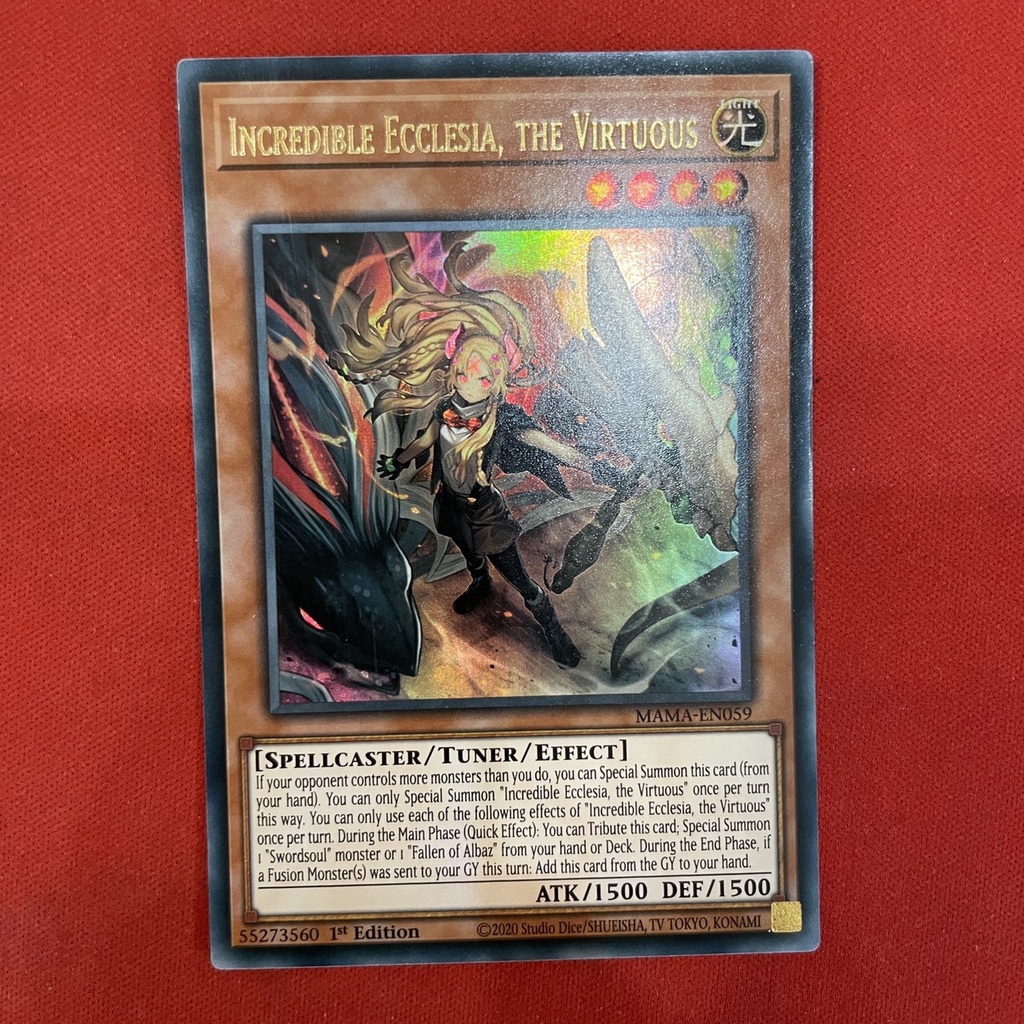 [EN][Thẻ Bài Yugioh Chính Hãng] Incredible Ecclesia, The Virtuous