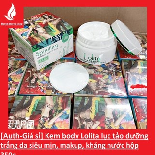[Auth] Kem lolita dưỡng da body siêu trắng mịn, makup kháng nước, kem mát lạnh hộp 300g