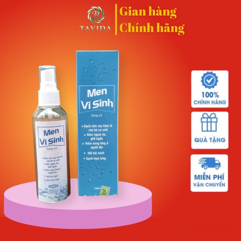 MEN VI SINH TAVIDA HẾT MỤN LƯNG, VIÊM NANG LÔNG, MẨN NGỨA