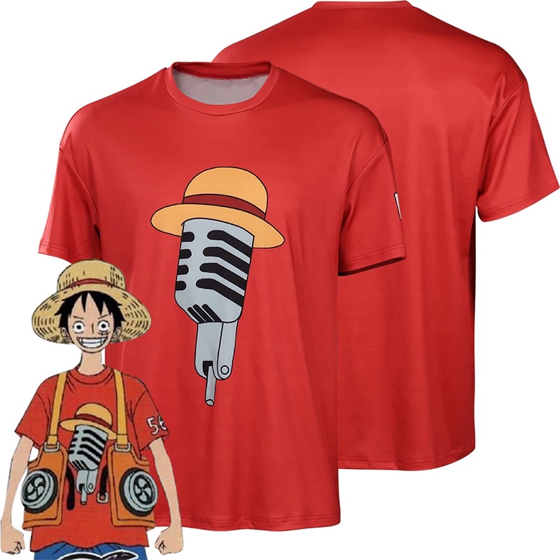 Áo Luffy Film Red Cosplay One Piece 100% Cotton