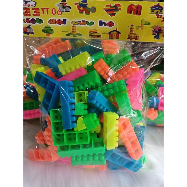Bộ xếp hình lego thông minh,sáng tạo cho bé,Quà tặng trường học,hàng Việt Nam, đồ chơi lắp ghép thông minh