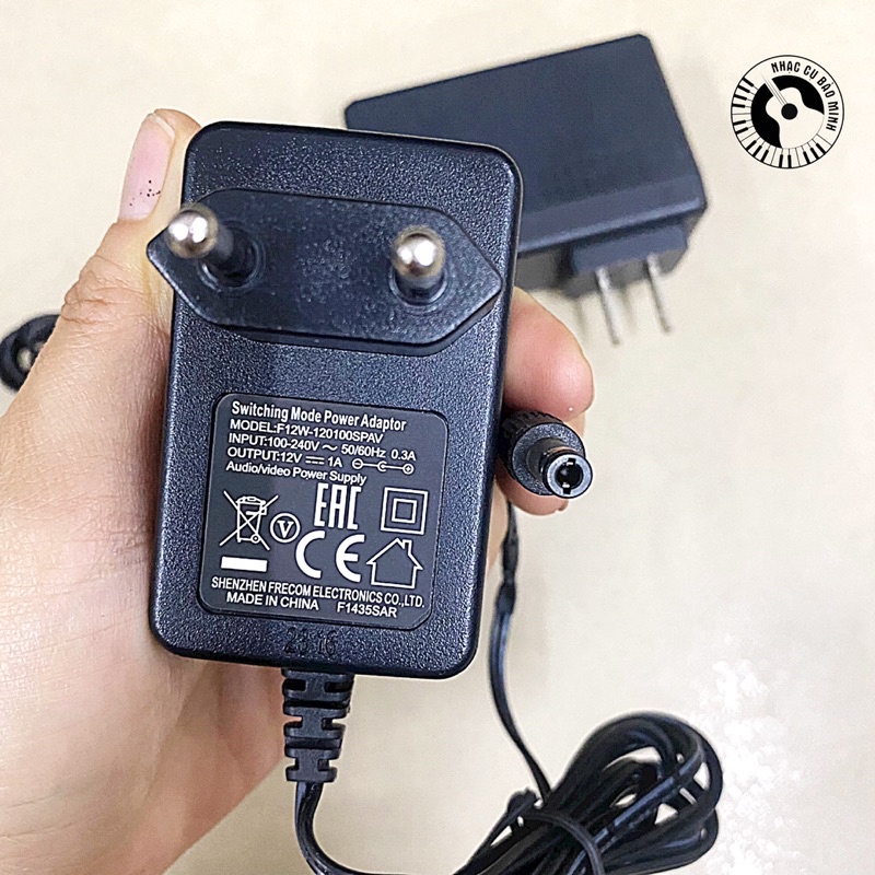 Adaptor, nguồn, adapter cho đàn keyboard Yamaha , keyboard Casio 12V-1A, 12V-2A, 12V-3A, 12V-5A