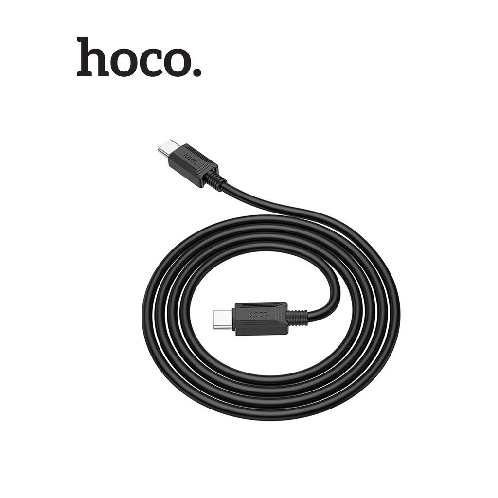 Cáp sạc truyền dữ liệu 60W Hoco X73 Type-C to Type-C dây TPE chống rối dài 1M ( Đen )