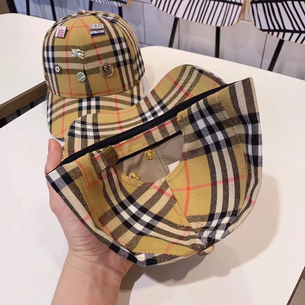 Mũ Lưỡi Trai Họa Tiết Kẻ Sọc Thời Trang Bốn Mùa Cho Nam Và Nữ