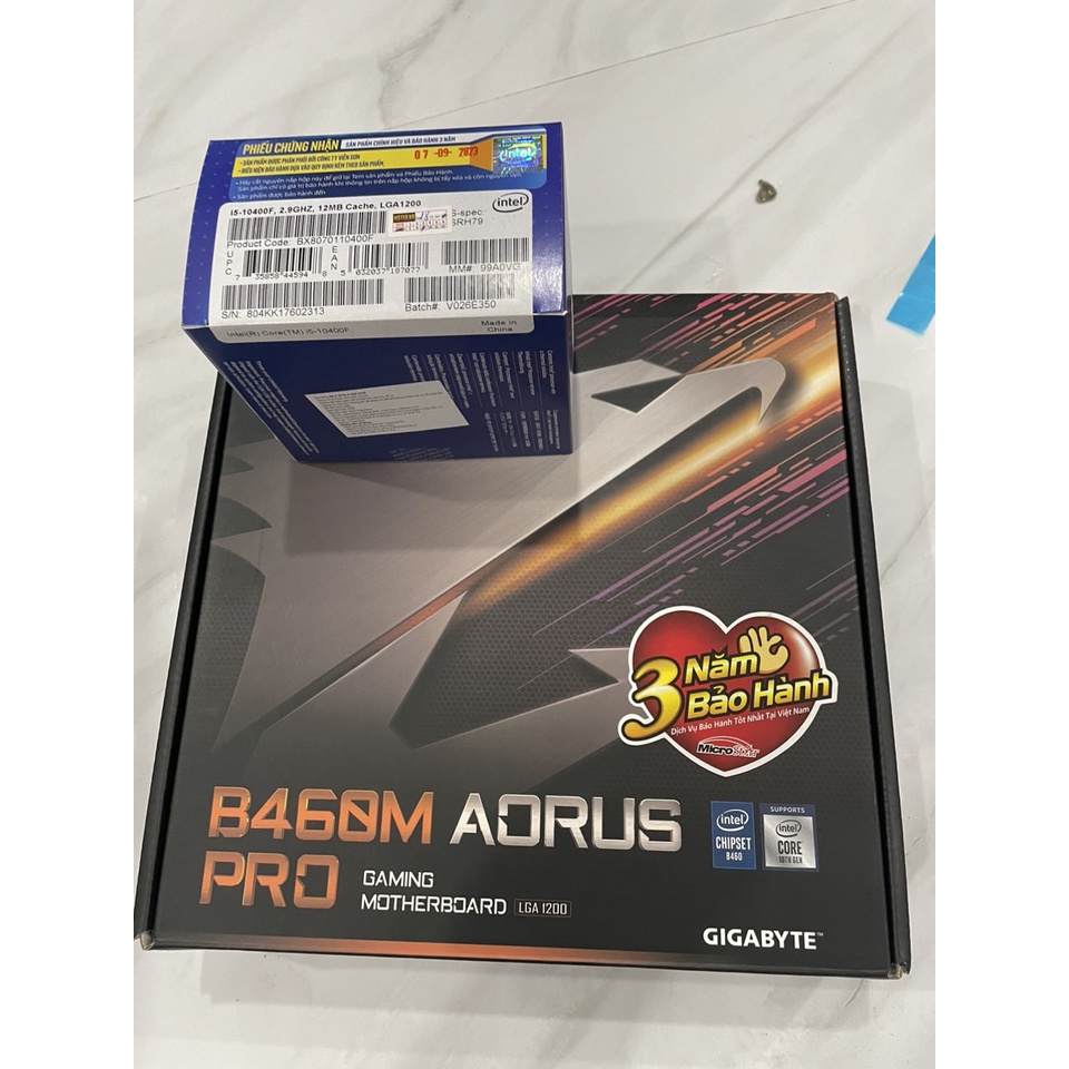 Main B460 aorus pro còn bh hãng