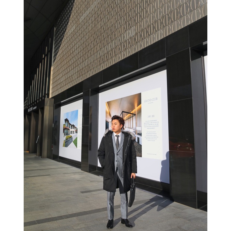 Áo khoác Parka đại hàn dáng dài Fahrenheit Goose down xuất Hàn Quốc AK311