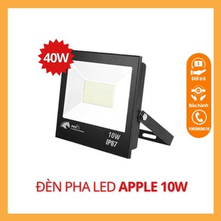 ĐÈN PHA LED APPLE 10W chống nước IP67 đủ công suất TIẾT KIỆM ĐIỆN siêu sáng 6500k+3000k