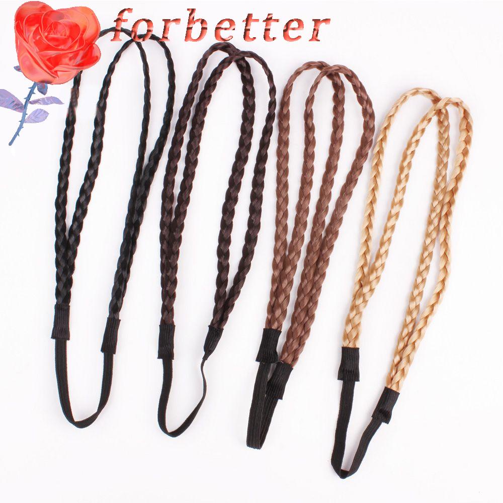 Băng Đô Tóc Giả Kiểu Bím Nhiều Màu Sắc Đầy Cá Tính