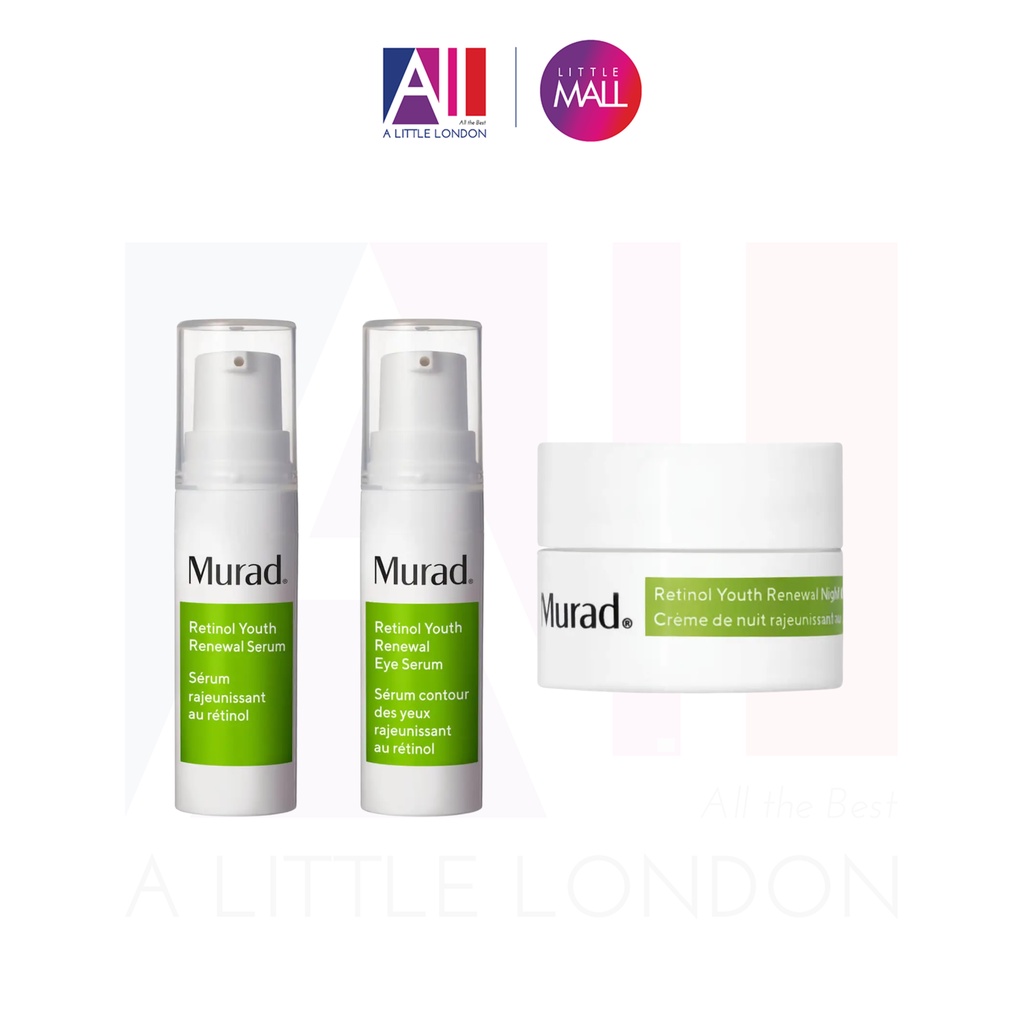 Set trẻ hóa da Murad Retinol Must-Haves Set 5ml*3 ( Bill Anh )