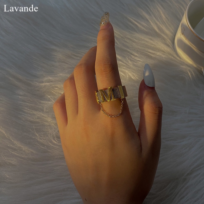 Nhẫn Kim Loại Mạ Vàng 18K Sang Trọng Không Phai Màu A01C1