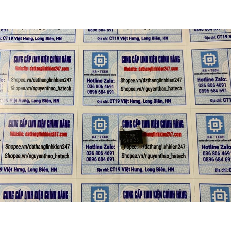 Chỉnh Lưu Cầu - Diode Cầu Dán S1WBS60 S1WB60 1A 600V SOP-4 Mới Chính Hãng