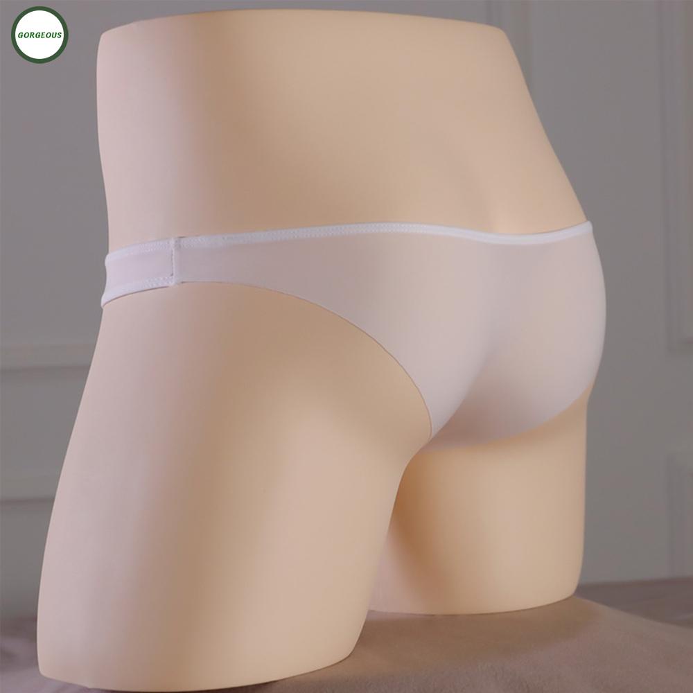 GORGEOUS~Men Thong Underpants Underwear Bulge Pouch Comfortable Ice Silk Low Waist