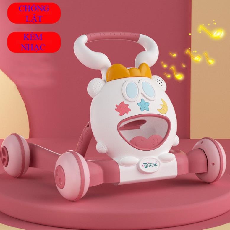 Xe đẩy tập đi cho bé cho bé chống lật kèm nhạc và đèn