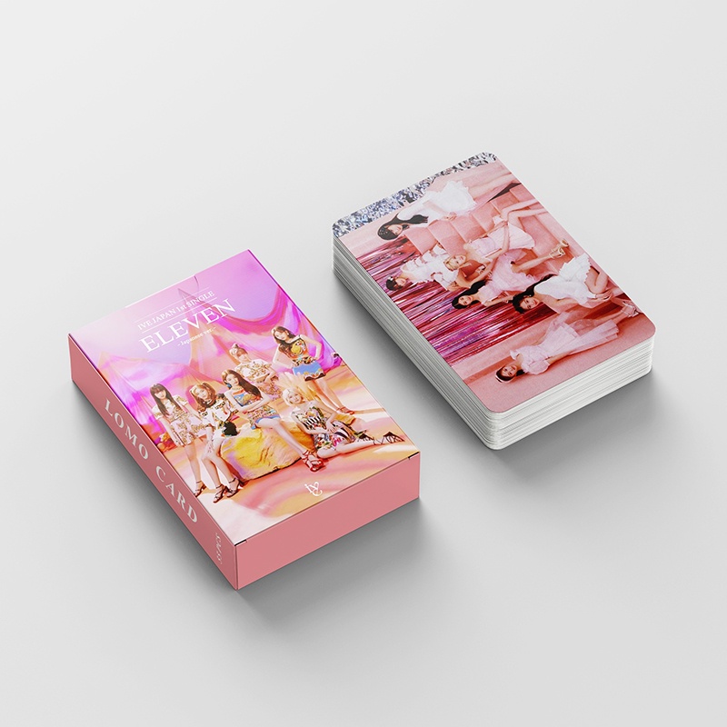 IVE Hộp 55 Ảnh LOMO Card 2023 ELEVEN Album