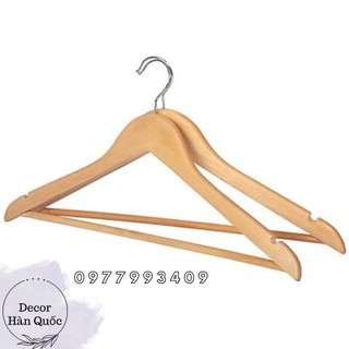 Móc gỗ treo quần áo cao cấp